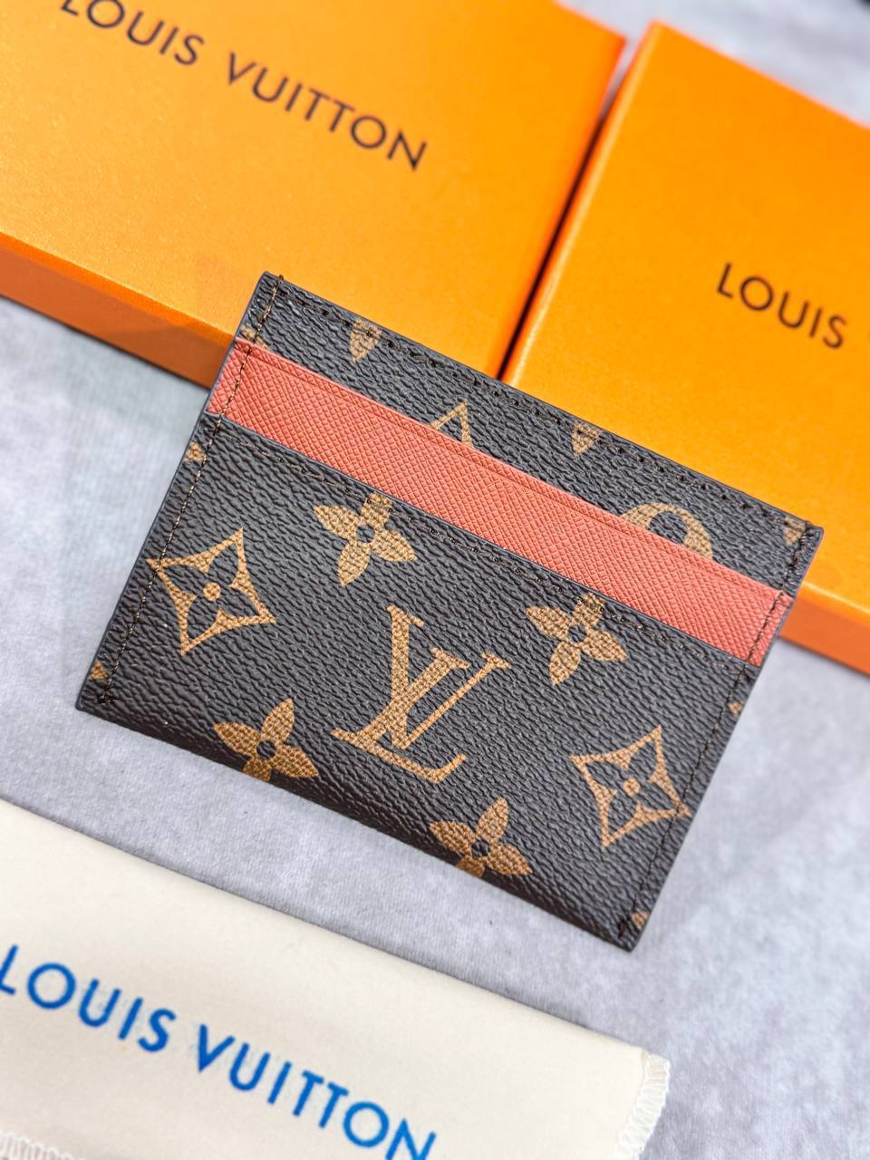 Louis Vuitton Monogram Eclipse Canvas Card Holder Mens in 2 Color Best Sale UK Reps AAA Quality