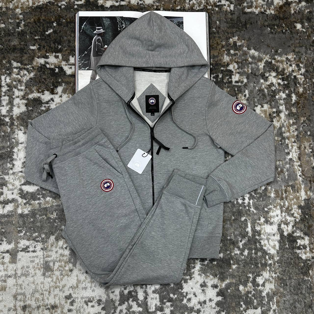 Canada Goose Huron Full Zip Logo Tracksuit Mens in Multiple Colors Best Sale UK Reps AAA Quality
