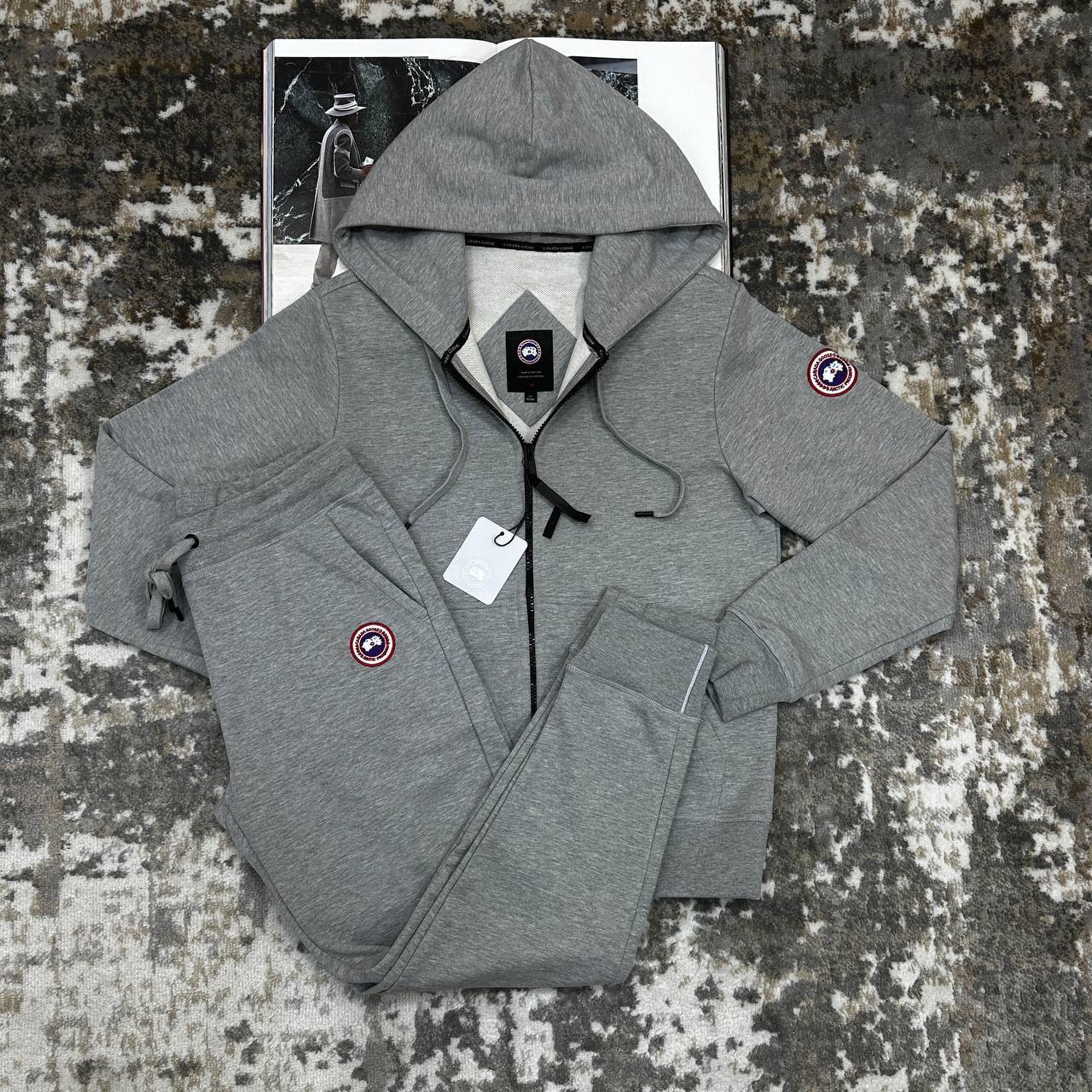 Canada Goose Huron Full Zip Logo Tracksuit Mens in Multiple Colors Best Sale UK Reps AAA Quality