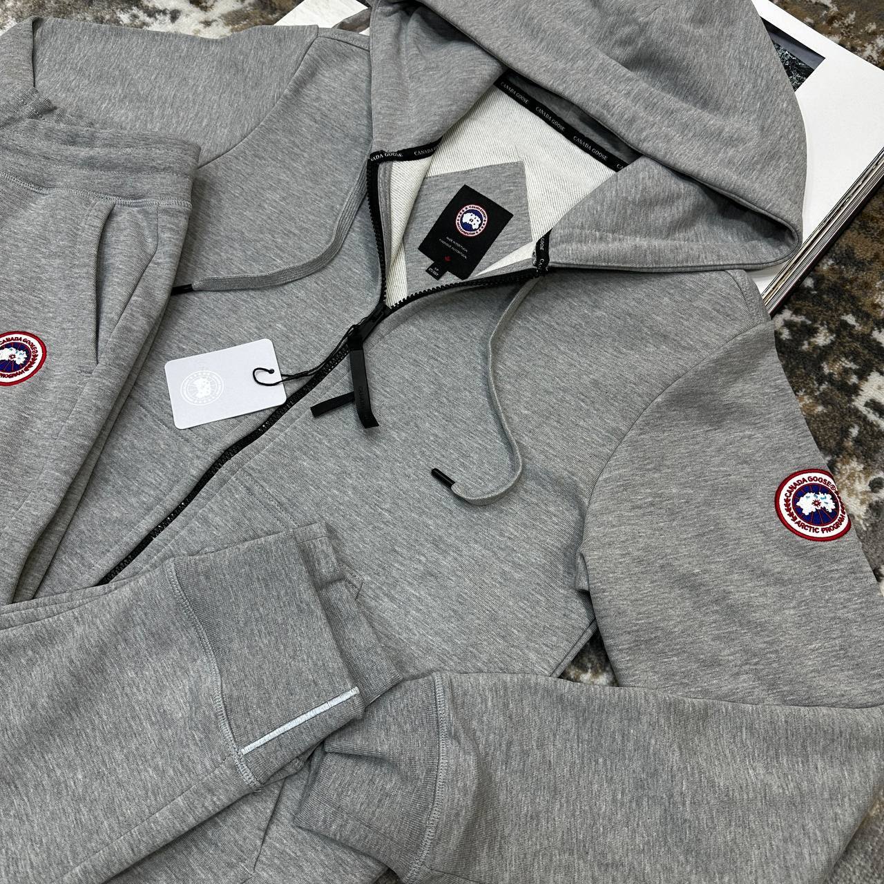 Canada Goose Huron Full Zip Logo Tracksuit Mens in Multiple Colors Best Sale UK Reps AAA Quality