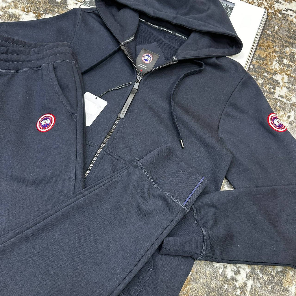 Canada Goose Huron Full Zip Logo Tracksuit Mens in Multiple Colors Best Sale UK Reps AAA Quality