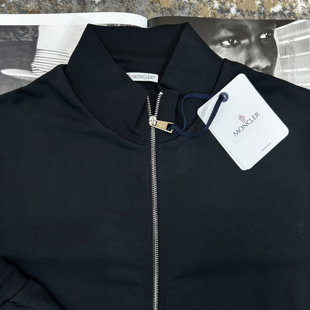 Moncler Tri Colour Accent Zip Cardigan Mens Tracksuit in 2 Colors Best Sale UK Reps AAA Quality