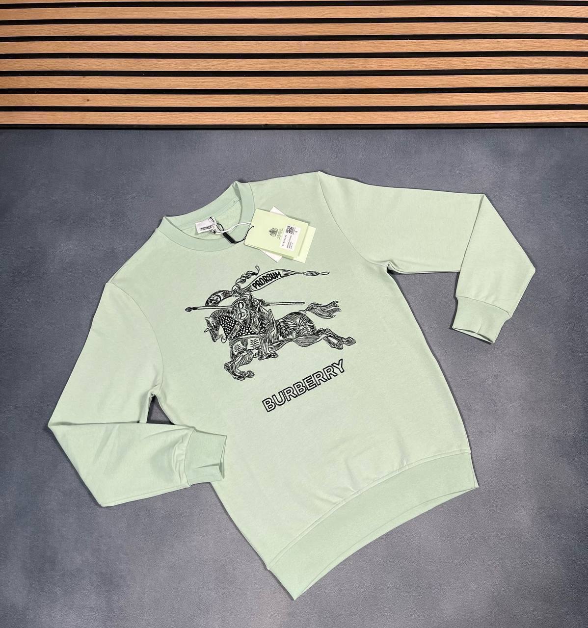 Burberry Logo-Embroidered Cotton Jersey Sweatshirt Mens in Multiple Colors Best Sale UK Reps AAA Quality