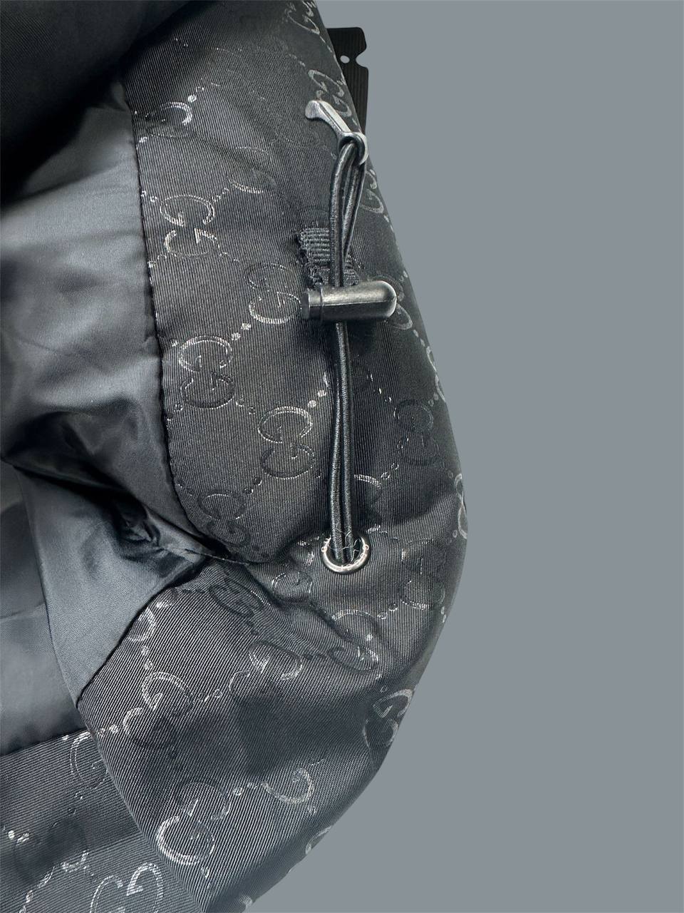 Gucci GG Jacquard Nylon Padded Mens Jacket in Black Color Best Sale UK Reps AAA Quality