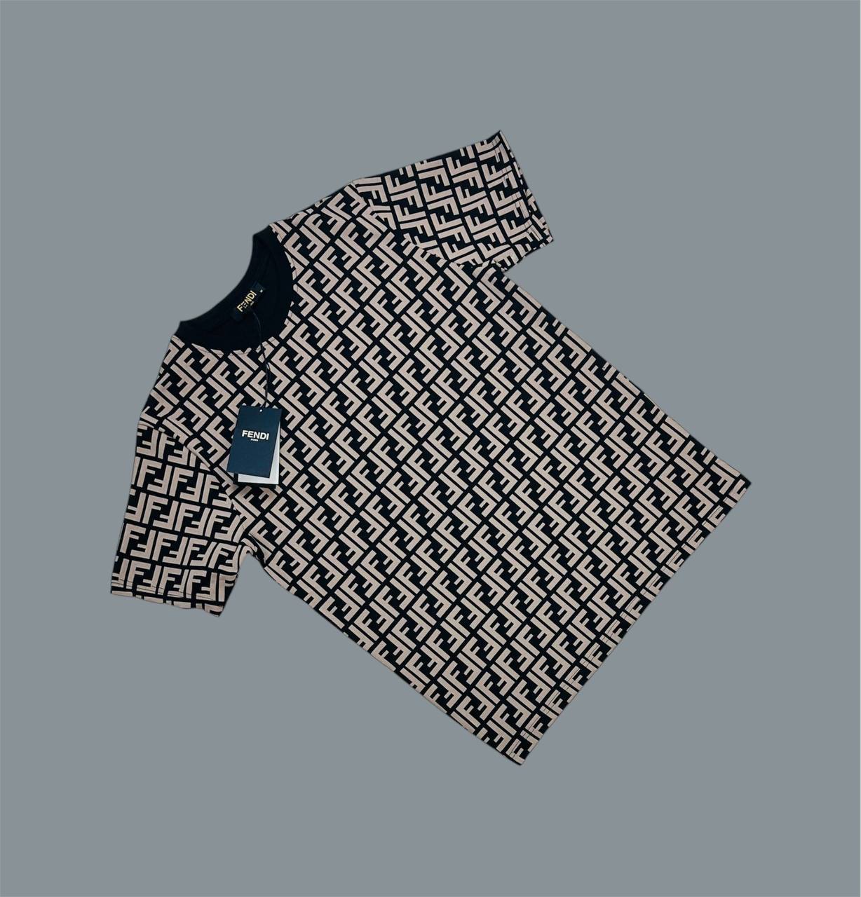 Fendi FF Monogram Logo Crew Neck T-Shirts & Shorts Sets Mens in Multiple Colors UK Reps AAA Quality