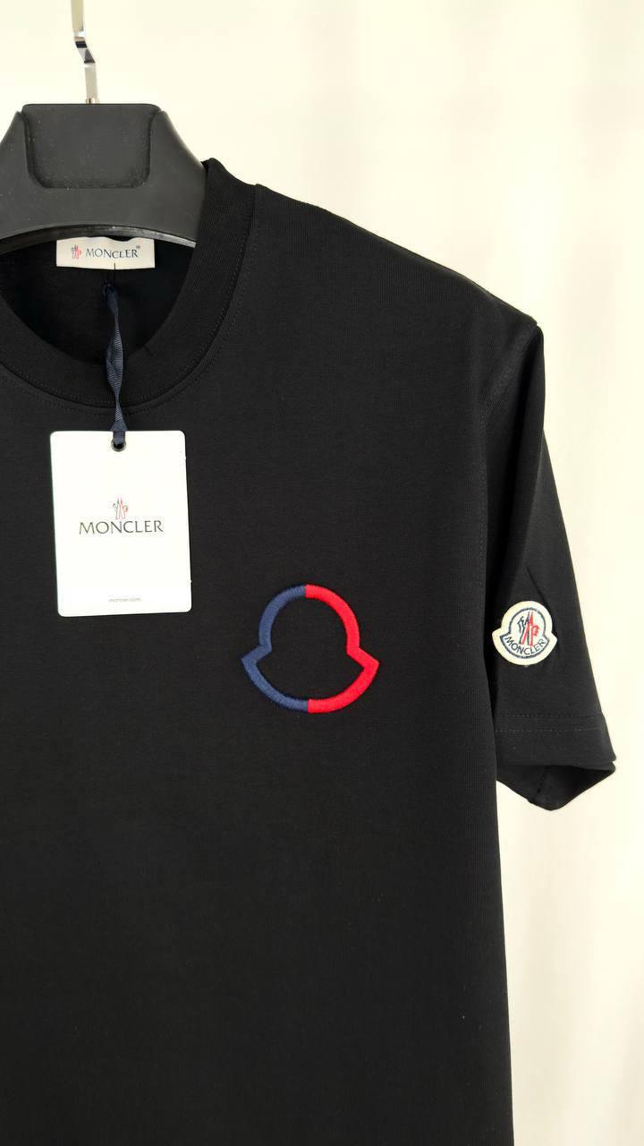 Moncler Logo Outline T-Shirt Mens in 2 Colors UK Reps AAA Quality