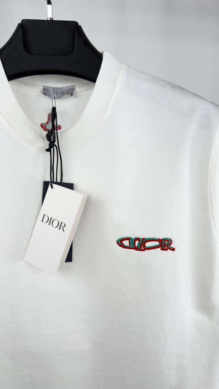Christian Dior Logo T-Shirts Relaxed Fit in 2 Colors UK Reps AAA Quality