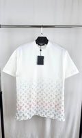 Louis Vuitton Monogram Gradient Embellished Short Sleeve T-Shirt Mens in 2 Colors Best Sale UK Reps AAA Quality