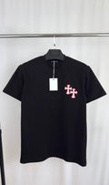 Chrome Hearts Pink Logo T Shirt Round Neck Mens in 2 Colors Best Sale UK Reps AAA Quality