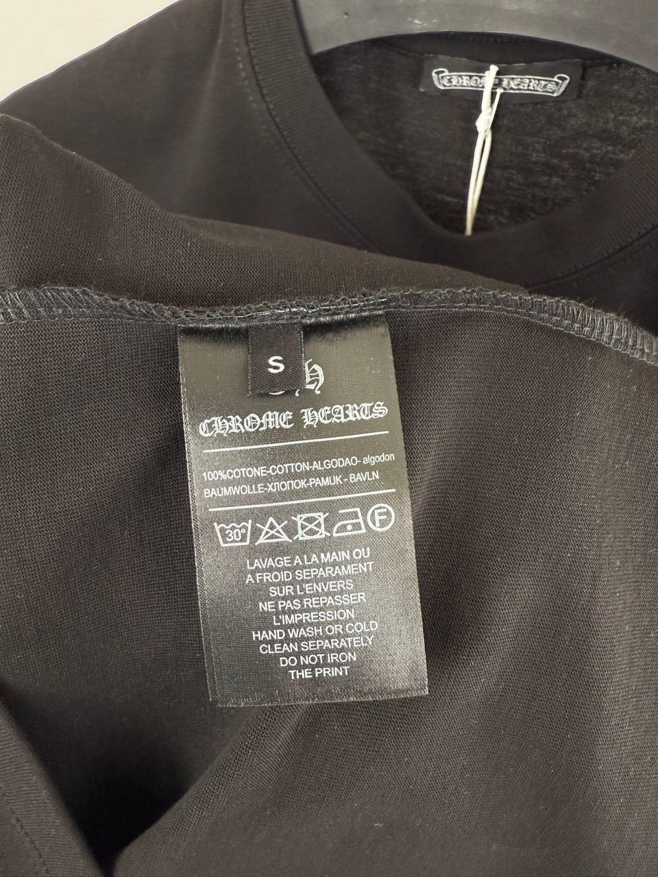 Chrome Hearts Pink Logo T Shirt Round Neck Mens in 2 Colors Best Sale UK Reps AAA Quality