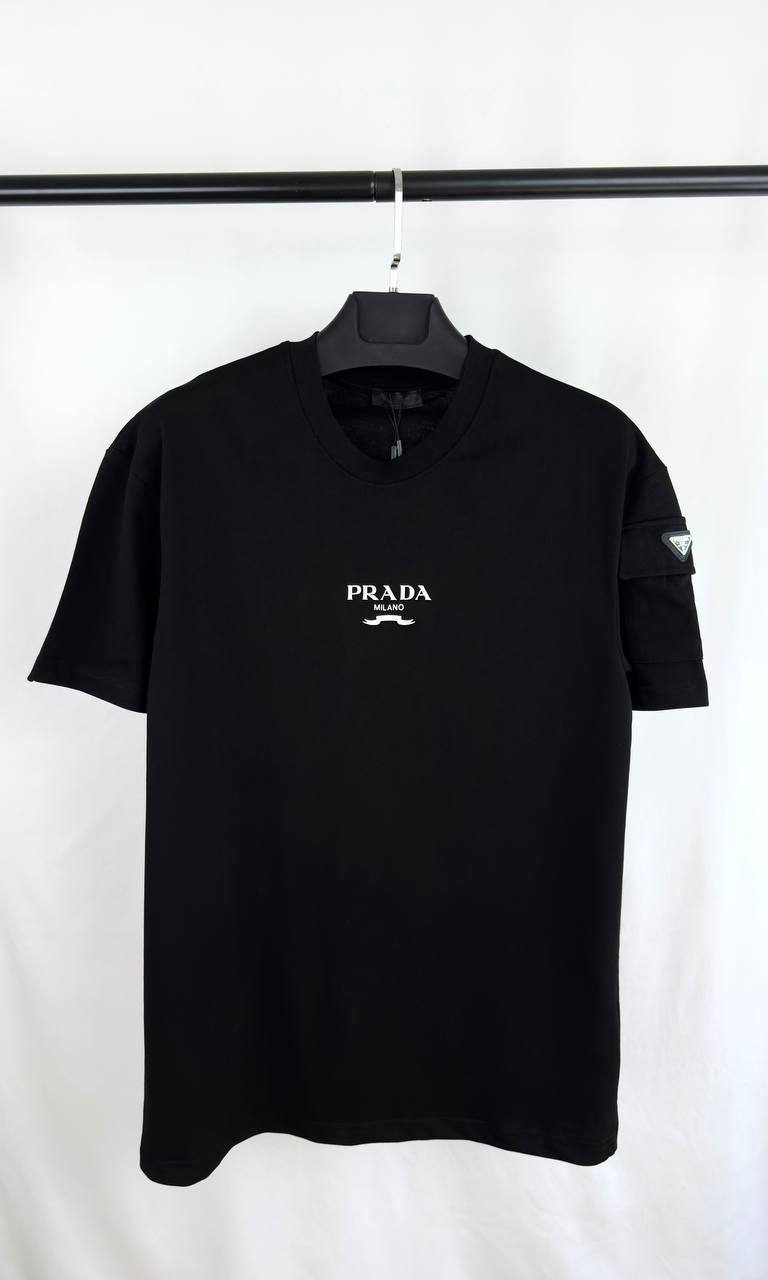 Prada Logo Classic Men's T-Shirts in Multiple Colors Best Sale UK Reps AAA Quality