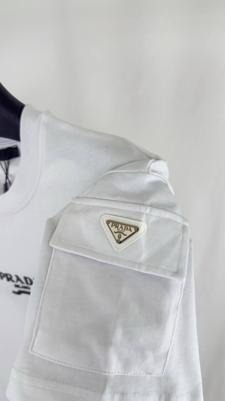 Prada Logo Classic Men's T-Shirts in Multiple Colors Best Sale UK Reps AAA Quality