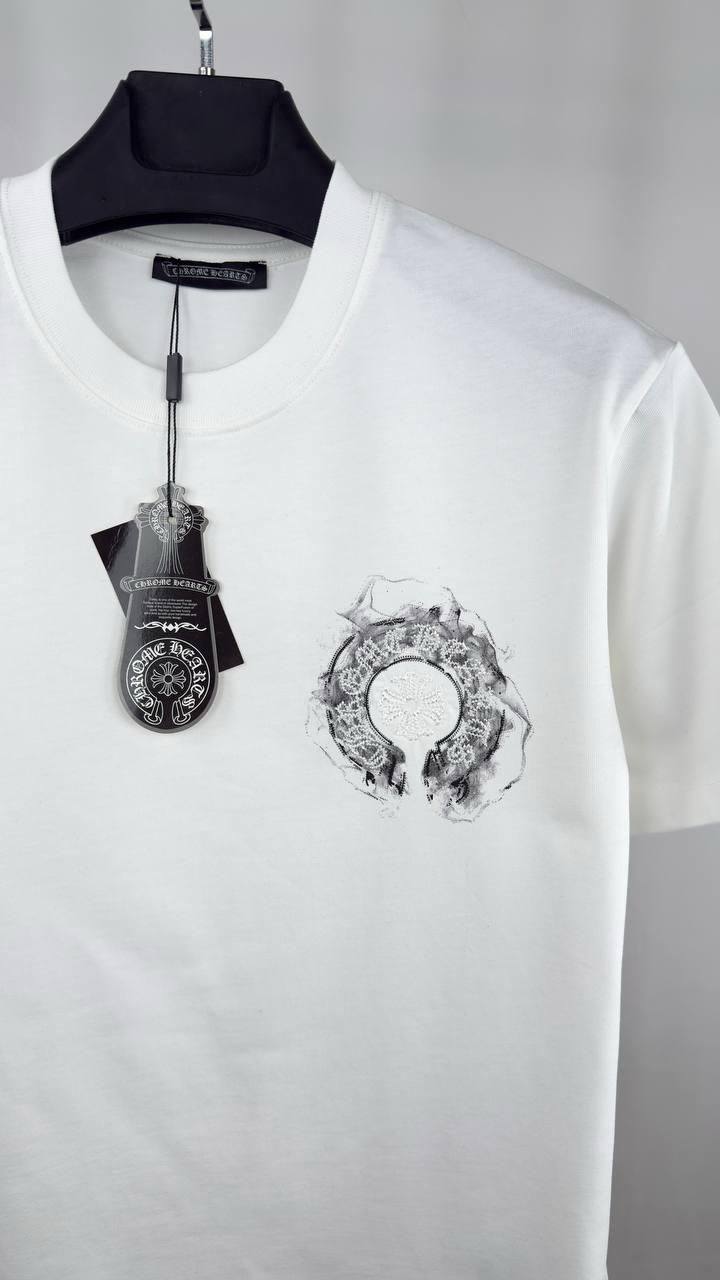 Chrome Hearts Miami Exclusive Horseshoe T Shirt Round Neck Mens in 2 Colors Best Sale UK Reps AAA Quality