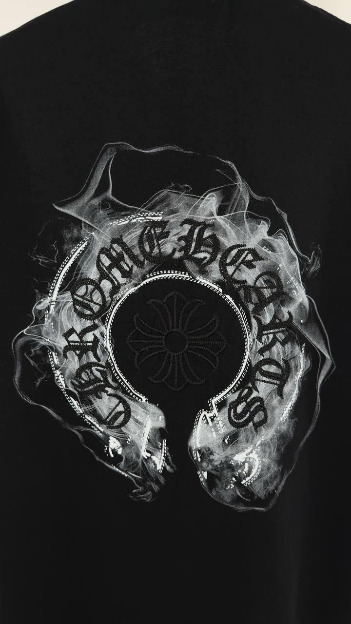 Chrome Hearts Miami Exclusive Horseshoe T Shirt Round Neck Mens in 2 Colors Best Sale UK Reps AAA Quality
