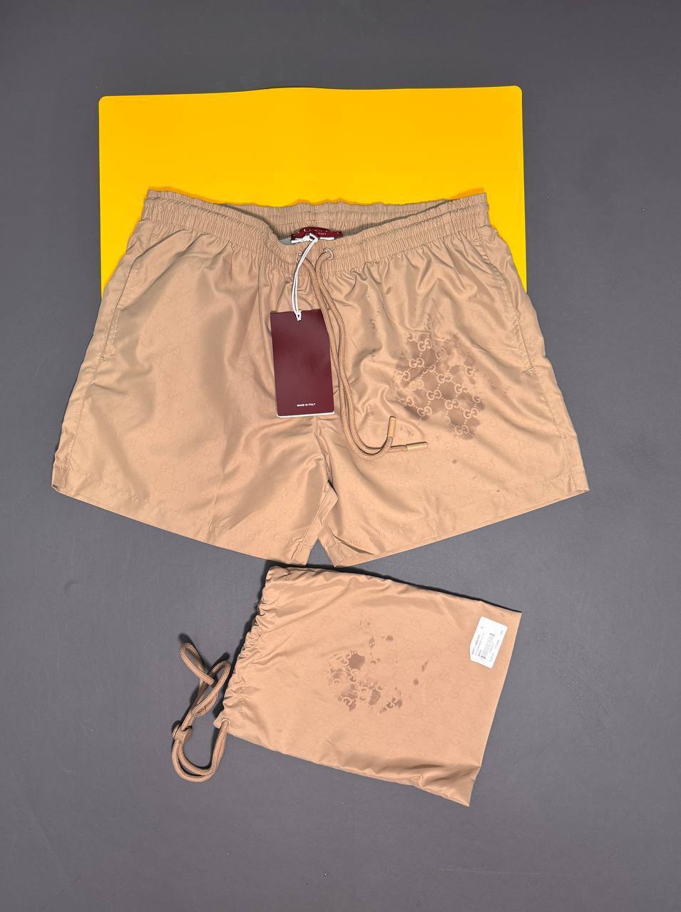 Gucci Monogram Drawstring Shorts Mens in Multiple Colors UK Reps AAA Quality