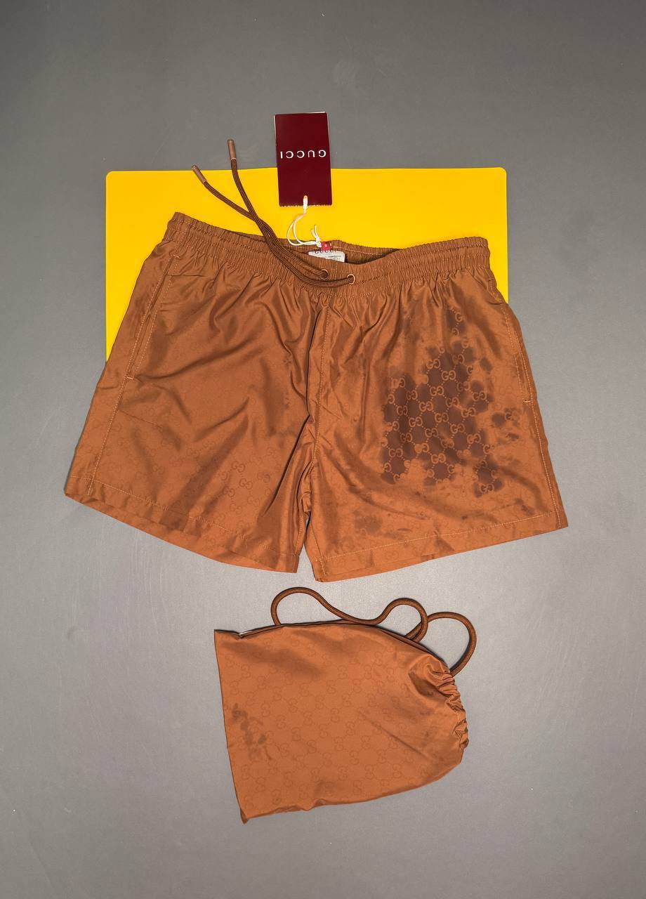 Gucci Monogram Drawstring Shorts Mens in Multiple Colors UK Reps AAA Quality