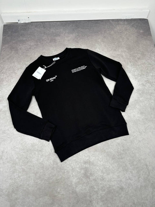 Off-White Graphic Arrow Jumpers Mens in 2 Colors Short Sleeves UK Reps AAA Quality