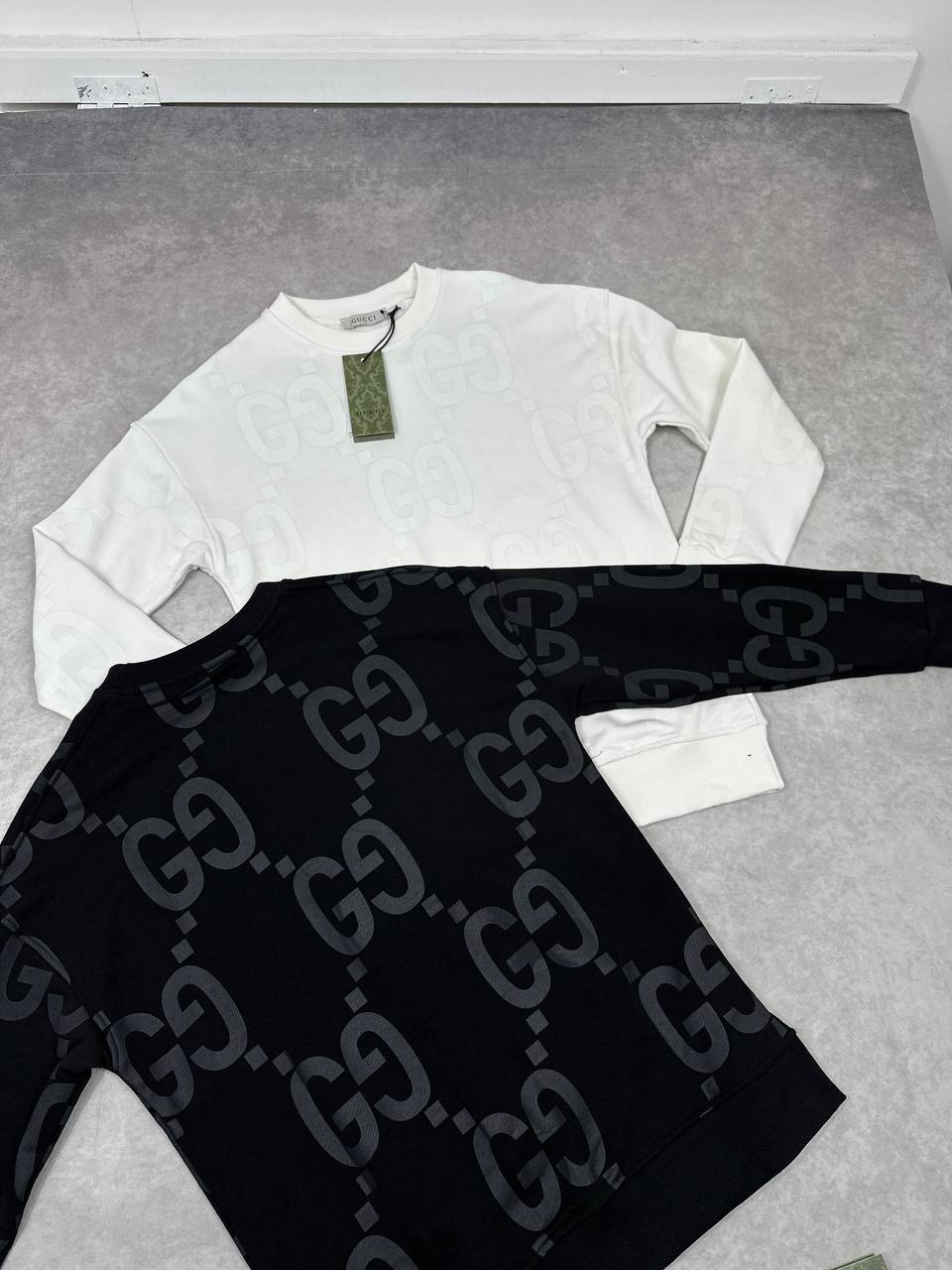 Gucci GG Intarsia Jumpers Mens in 2 Colors Short Sleeves UK Reps AAA Quality