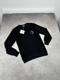 Christian Dior CD Logo Embroidered Mens Jumpers in Black Color Best Sale UK Reps AAA Quality