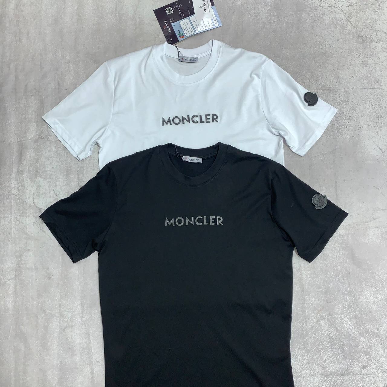 Moncler Printed Logo Men's T-Shirts in 2 Colors UK Reps AAA Quality