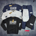 Emporio Armani EA7 Logo Tracksuit Mens in Multiple Colors Best Sale UK Reps AAA Quality