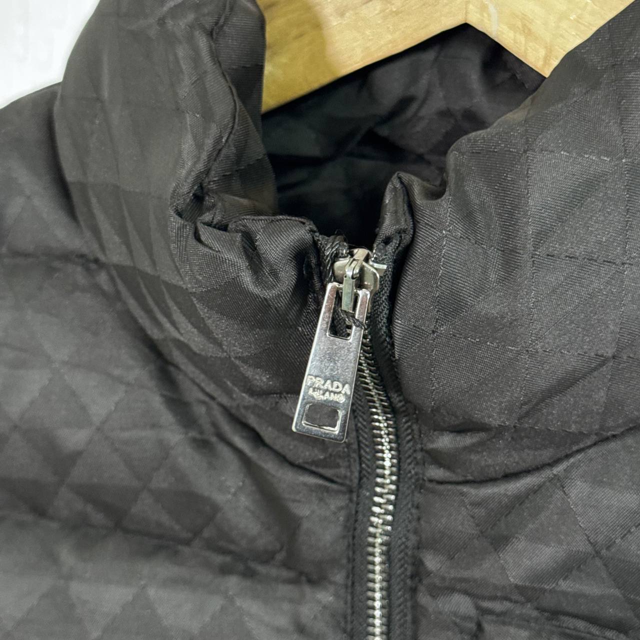Prada Triangle Logo Padded Pocket Button Mens Gilets in 2 Colors Best Sale UK Reps AAA Quality