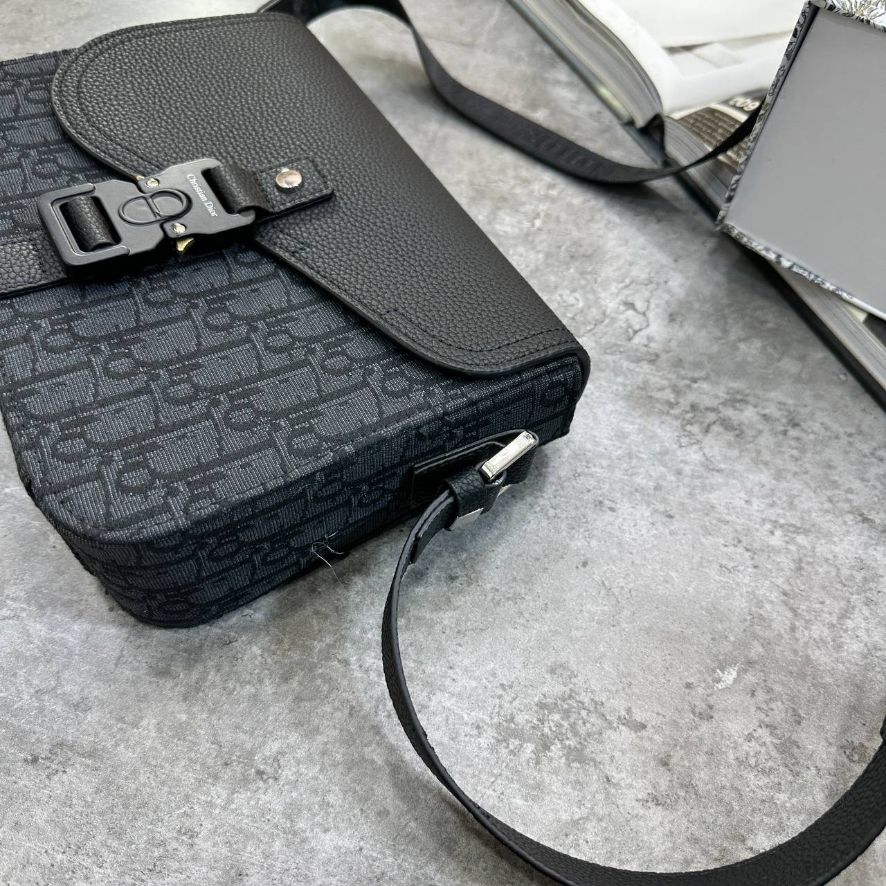 Christian Dior Durable Black Messenger Bags Mens UK Reps AAA Quality