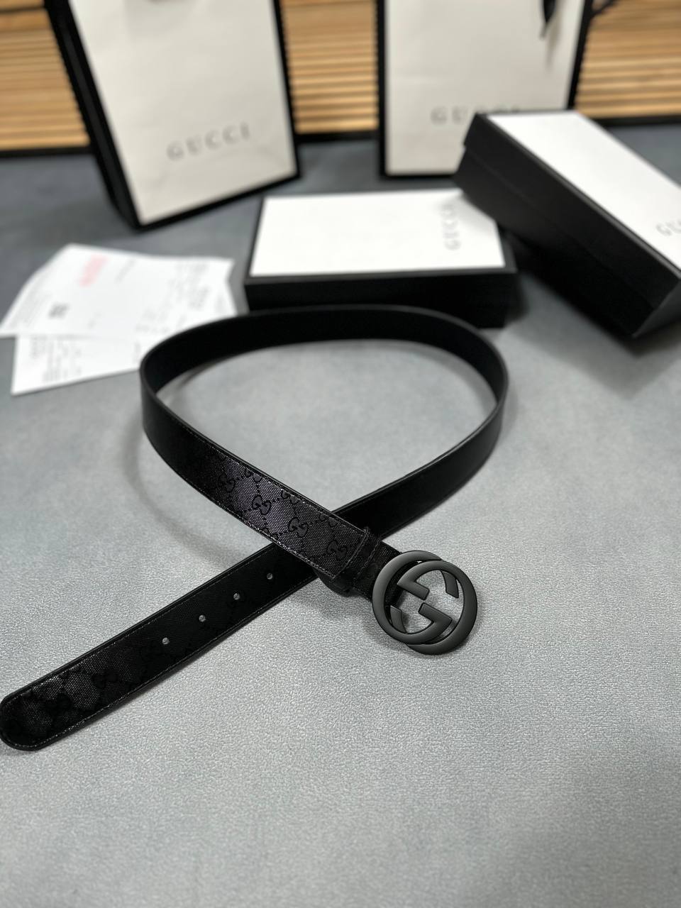 GG Supreme Belt with G Buckle Wallets & Belts Sets Men's Multiple Colors UK Sale Fakes AAA