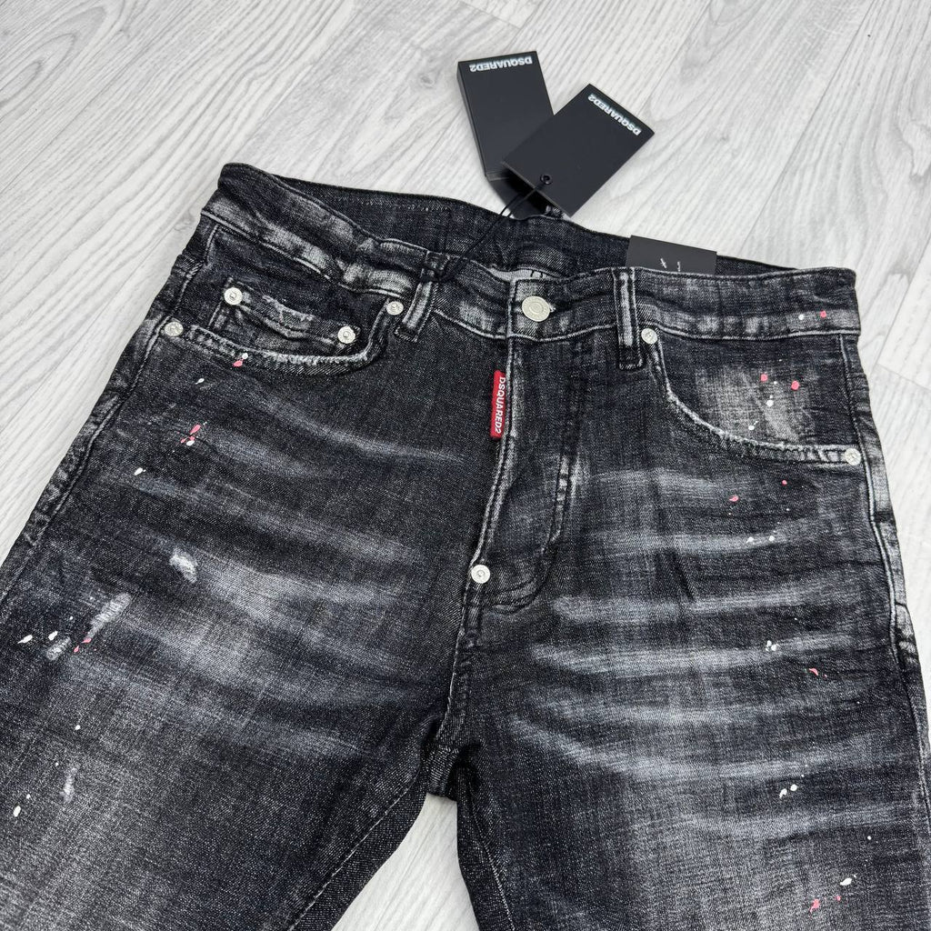 Dsquared2 Skater Denim Jeans Men's in 2 Colors Multiple Waist Sizes UK AAA Quality Reps