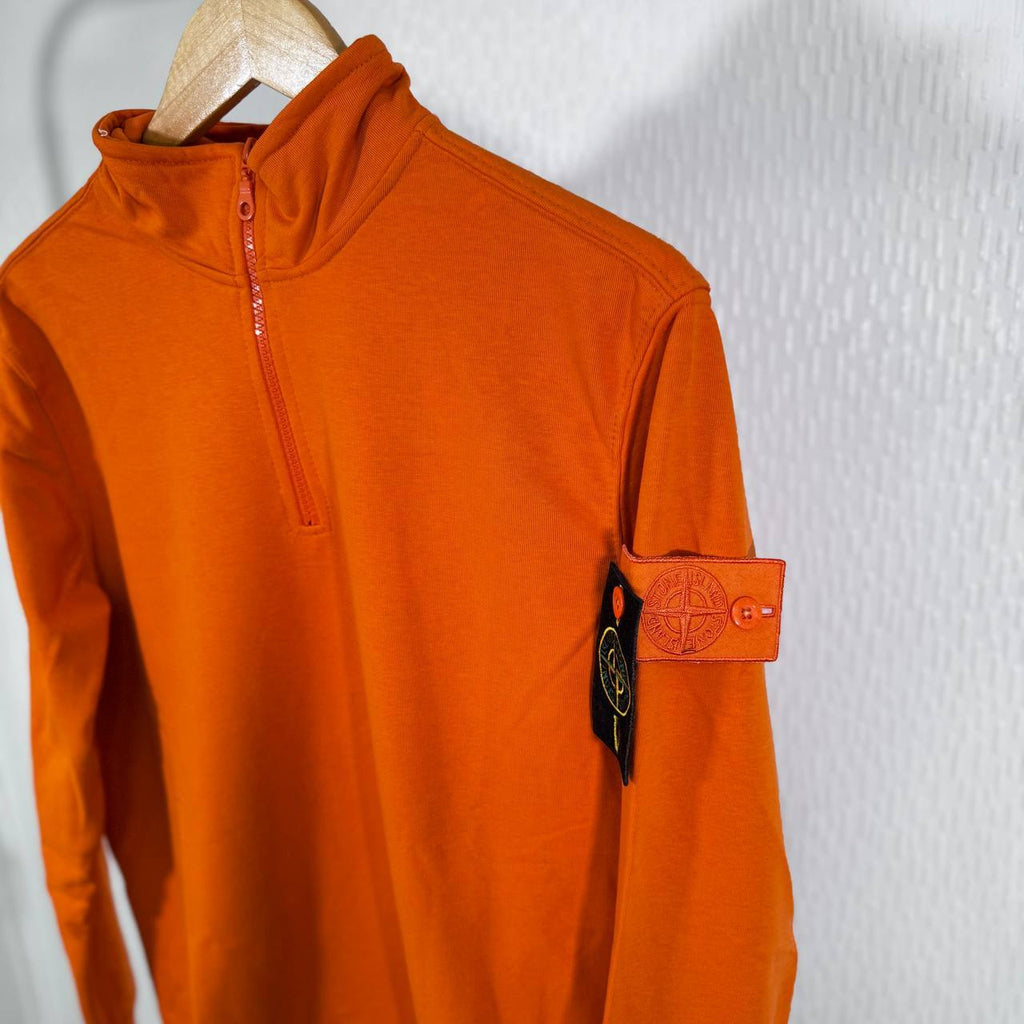 Stone Island Regular-fit Cotton Half-Zip Sweatshirts Mens Logo Patch in Multiple Colors UK Reps AAA Quality