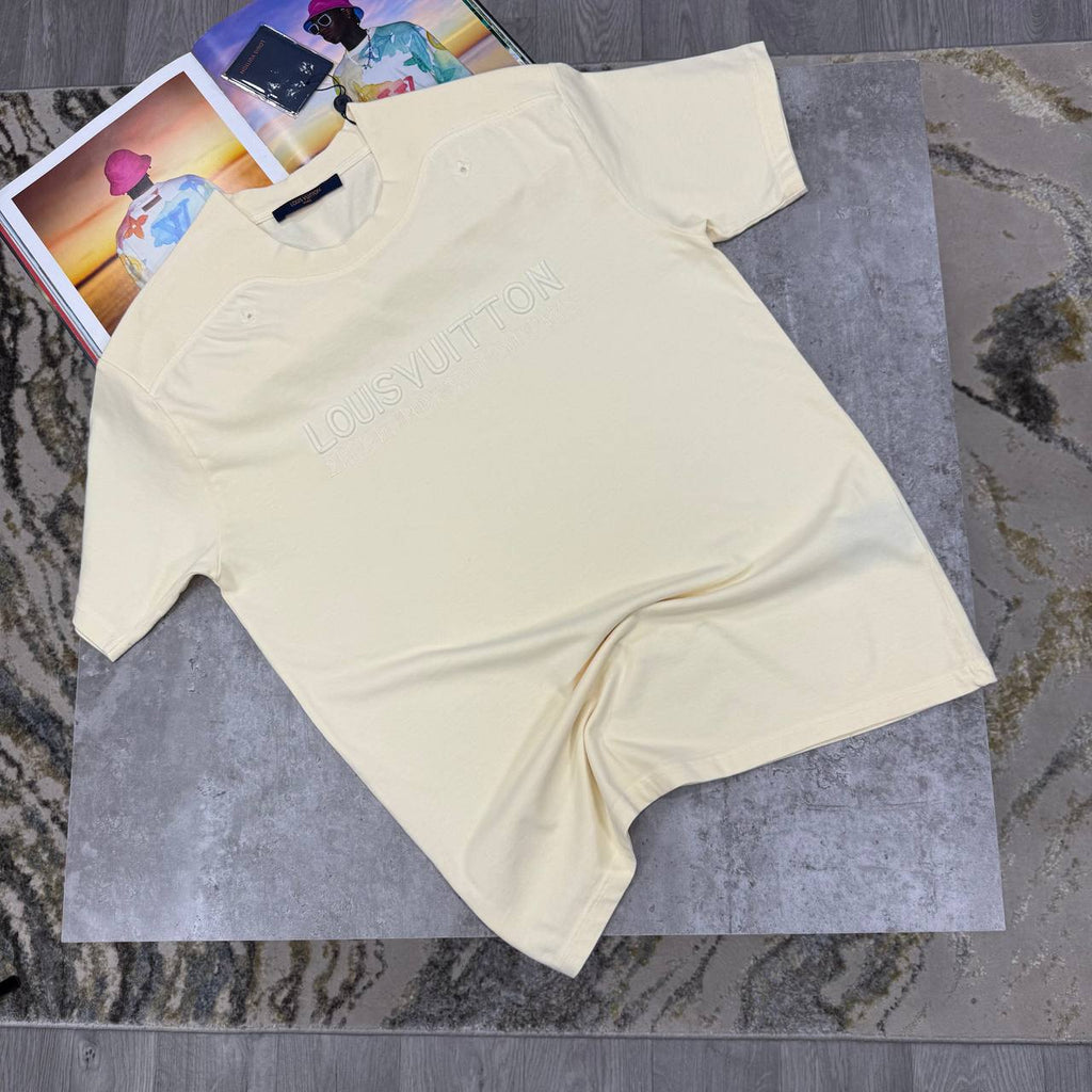 Louis Vuitton Skeleton Versity Embroidered Letter Logo Mens T-Shirts in Multiple Colors UK Reps AAA Quality