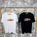Givenchy Flames Logo Slim Fit T-shirt Mens in 2 Colors Best Sale UK Reps AAA Quality