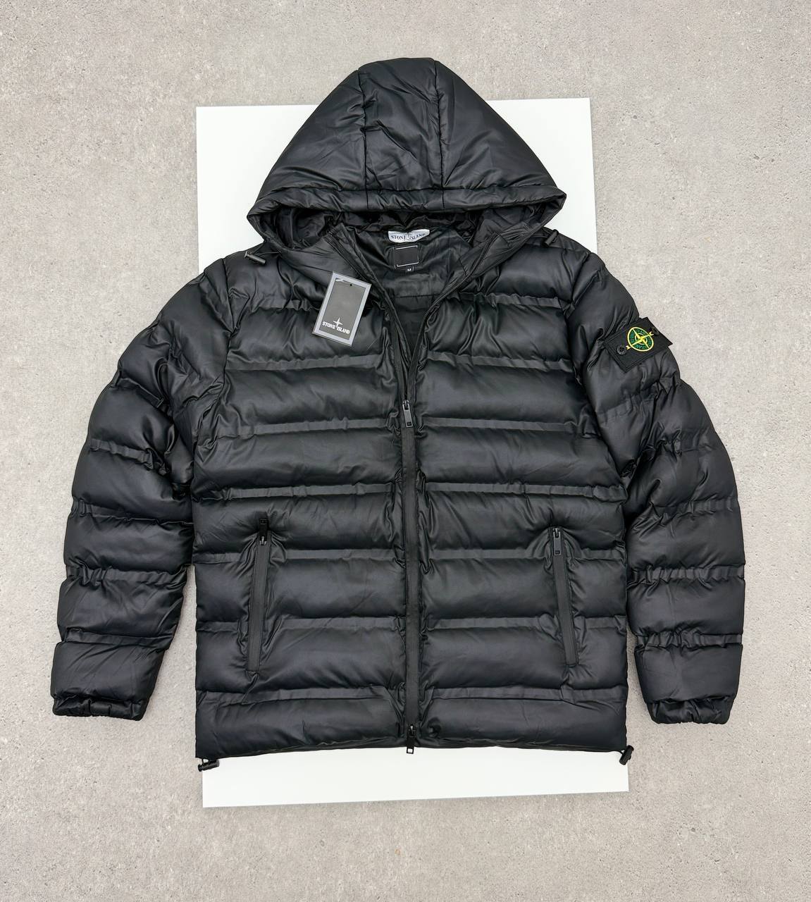 Stone Island Puffer Hooded Quilted Down Jacket Mens in Multiple Colors Best Sale UK Reps AAA Quality