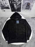 Louis Vuitton Monogram French Terry Zip-Through Hoodie Mens in 2 Colors Best Sale UK Reps AAA Quality