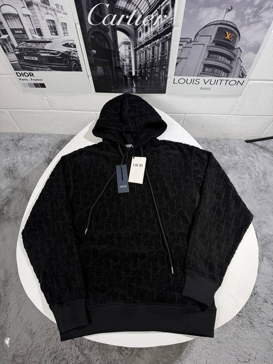 Christian Dior Oblique Towel Terry Monogram Hoodie Mens in 2 Colors Best Sale UK Reps AAA Quality