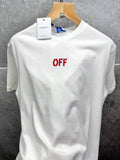 Off-White Smile Arrow Regular Fit T-shirt Mens in 2 Colors Best Sale UK Reps AAA Quality