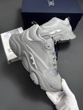 Christian Dior B22 TRIPLE GREY REFLECTIVE TRAINERS Men's UK Reps AAA Quality