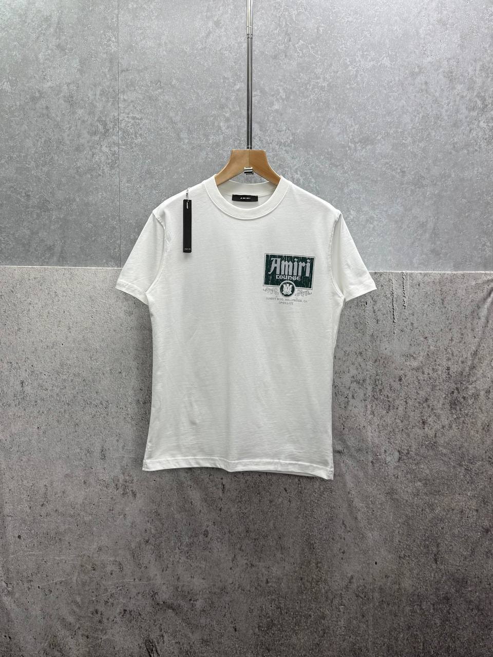 Amiri Vintage Lounge T-Shirts Mens in 2 Colors Best Sale UK Reps AAA Quality