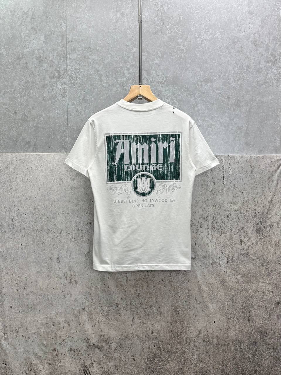 Amiri Vintage Lounge T-Shirts Mens in 2 Colors Best Sale UK Reps AAA Quality