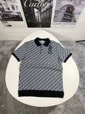 Christian Dior Oblique Polo Shirt Cotton Mens in 2 Colors Best Sale UK Reps AAA Quality