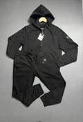 Canada Goose Sleek Black Full-Zip Hooded Tracksuit Mens UK Replica AAA Quality
