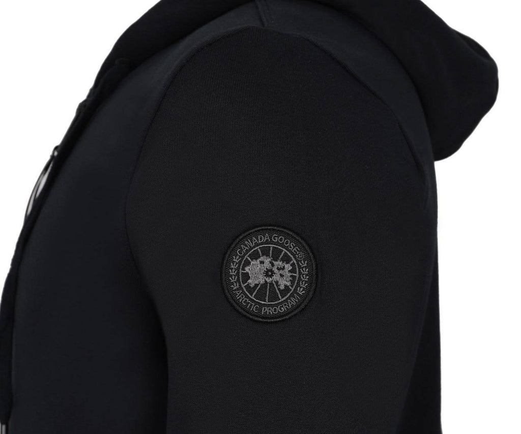 Canada Goose Sleek Black Full-Zip Hooded Tracksuit Mens UK Replica AAA Quality