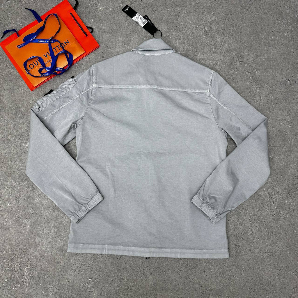Stone Island Compass-Badge Pocket Overshirt Mens in Multiple Colors Best Sale UK Reps AAA Quality