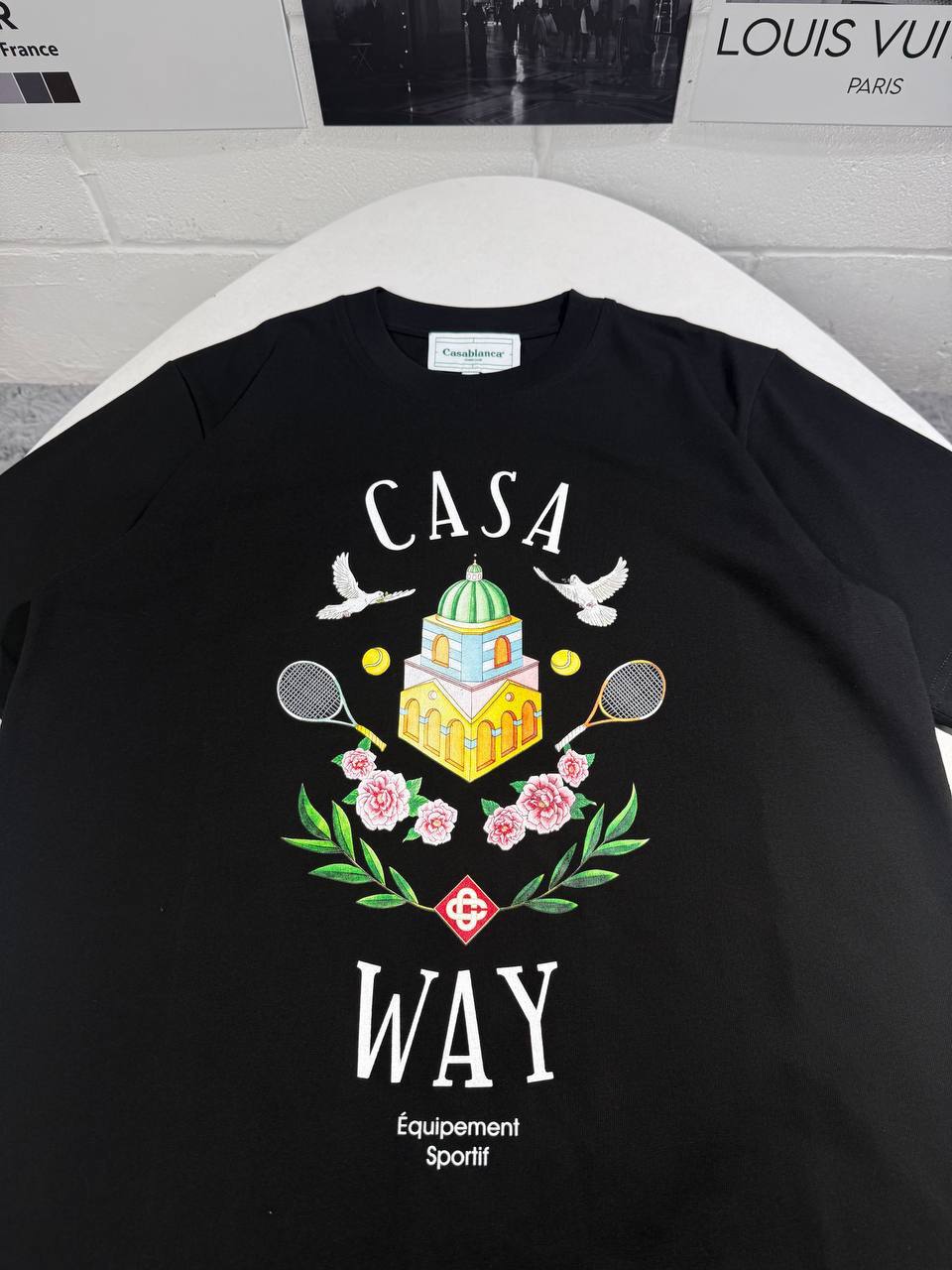 Casablanca Casa Way Organic Cotton Mens T-Shirts in 2 Colors Best Sale UK Reps AAA Quality