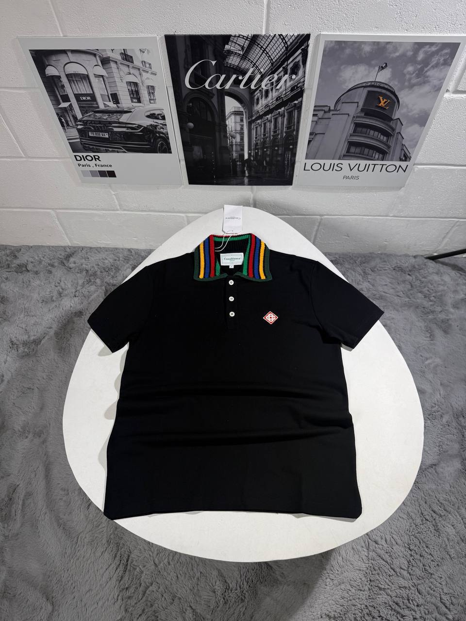 Casablanca Monogram Polo Shirts Mens in 2 Colors Best Sale UK Reps AAA Quality