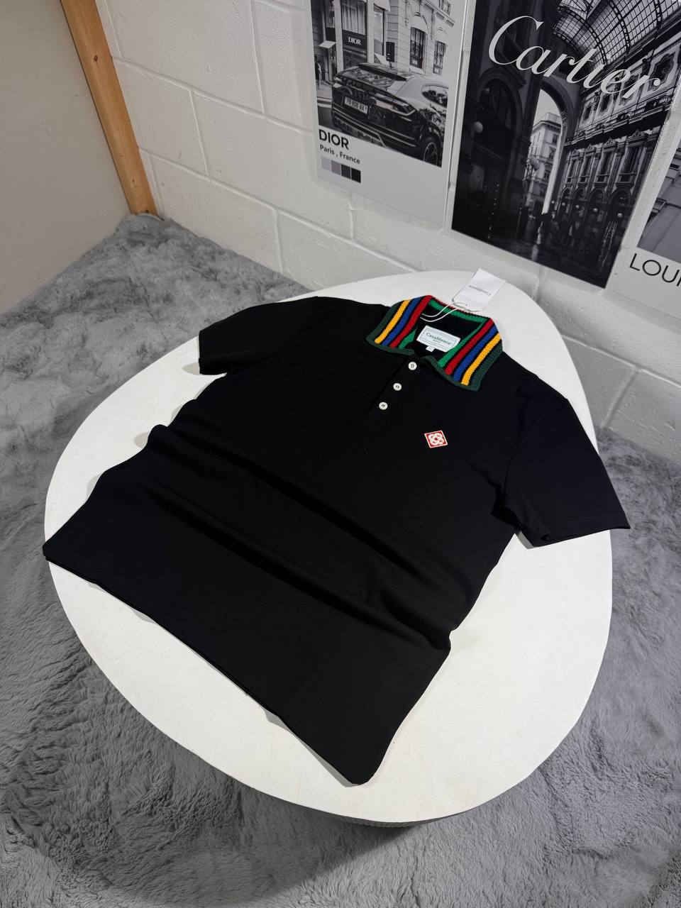 Casablanca Monogram Polo Shirts Mens in 2 Colors Best Sale UK Reps AAA Quality