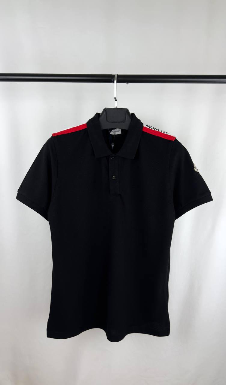 Moncler Logo Patch Cotton Piquet Polo Shirt Men's in 2 Colors UK Reps AAA