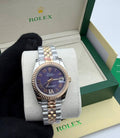 Rolex Lady-Datejust Watch Purple Roman Dial Jubilee Band Womens UK Reps AAA Quality