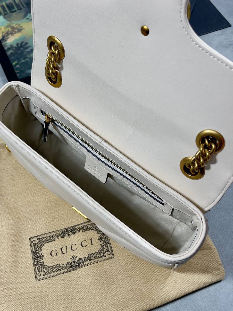 Gucci Small GG Marmont Shoulder Bag in 2 Colors Womens UK Reps AAA Quality