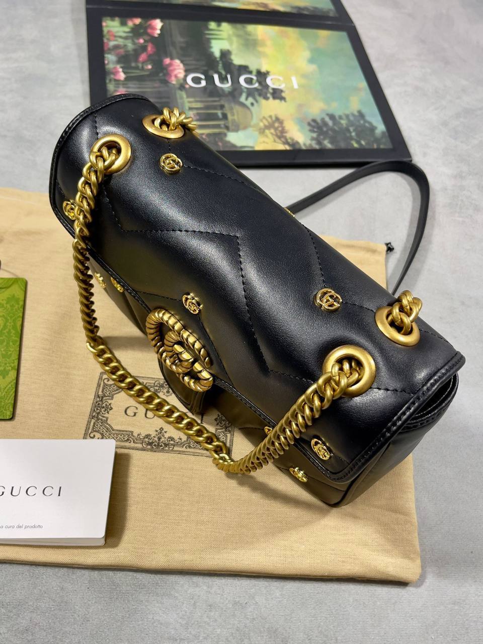 Gucci Small GG Marmont Shoulder Bag in 2 Colors Womens UK Reps AAA Quality